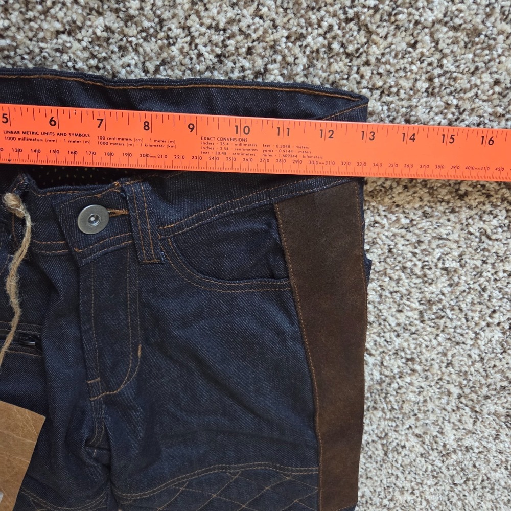 Fuel Sergeant Women's Motorcycle Jeans Pants Size 24 Black New NWT - Picture 12 of 13